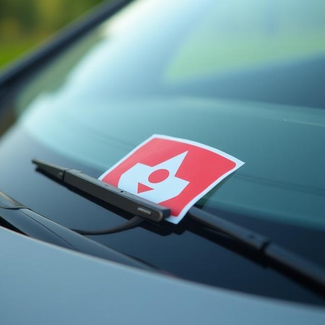 Nahaufnahme der korrekt platzierten Vignette